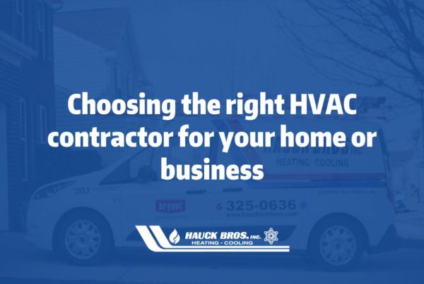 Choosing right HVAC contractor