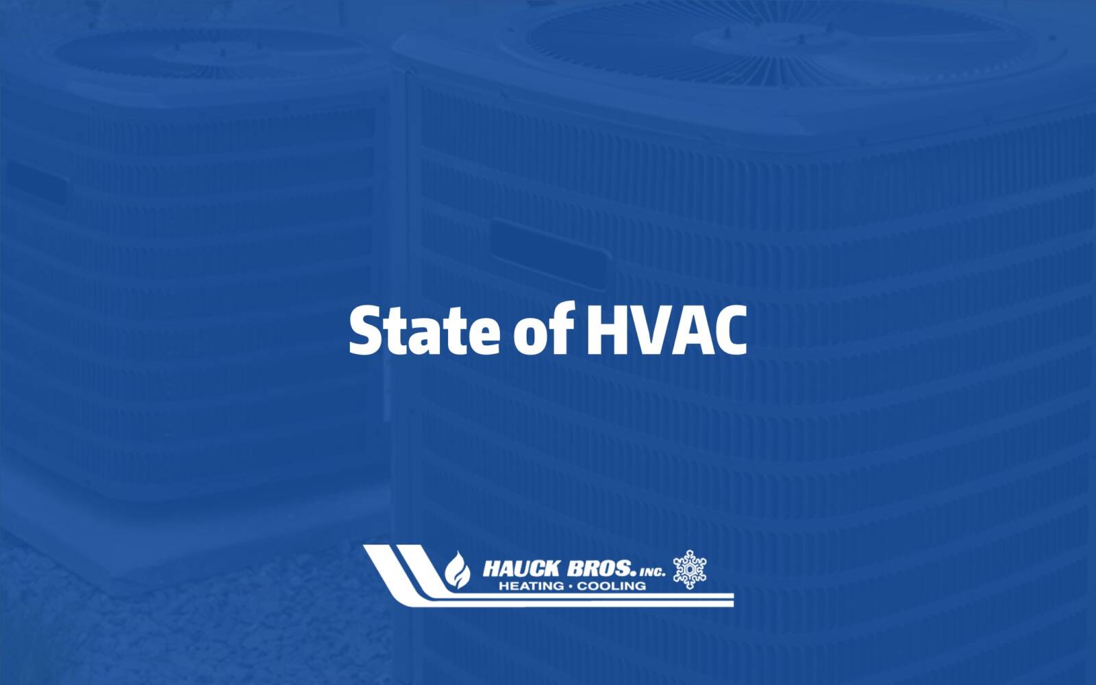 State of HVAC